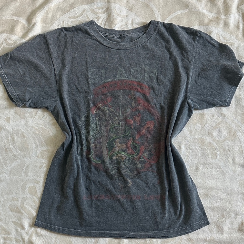 Slash Gray Graphic T-Shirt